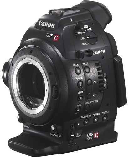 Canon EOS C100 with Dual Pixel CMOS AF Upgrade (EF Mount)