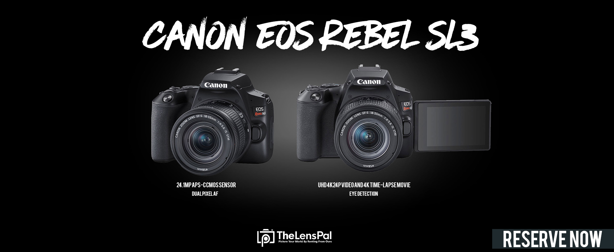 The Rent Lenses and Cameras from Canon, Nikon, Olympus