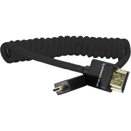 HDMI Full to HDMI Micro Coiled Cable
