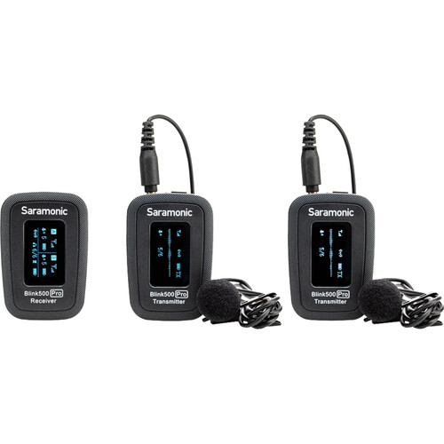 Saramonic Blink 500 Pro B2 2-Person Digital Camera-Mount Wireless Omni Lavalier Microphone System (2