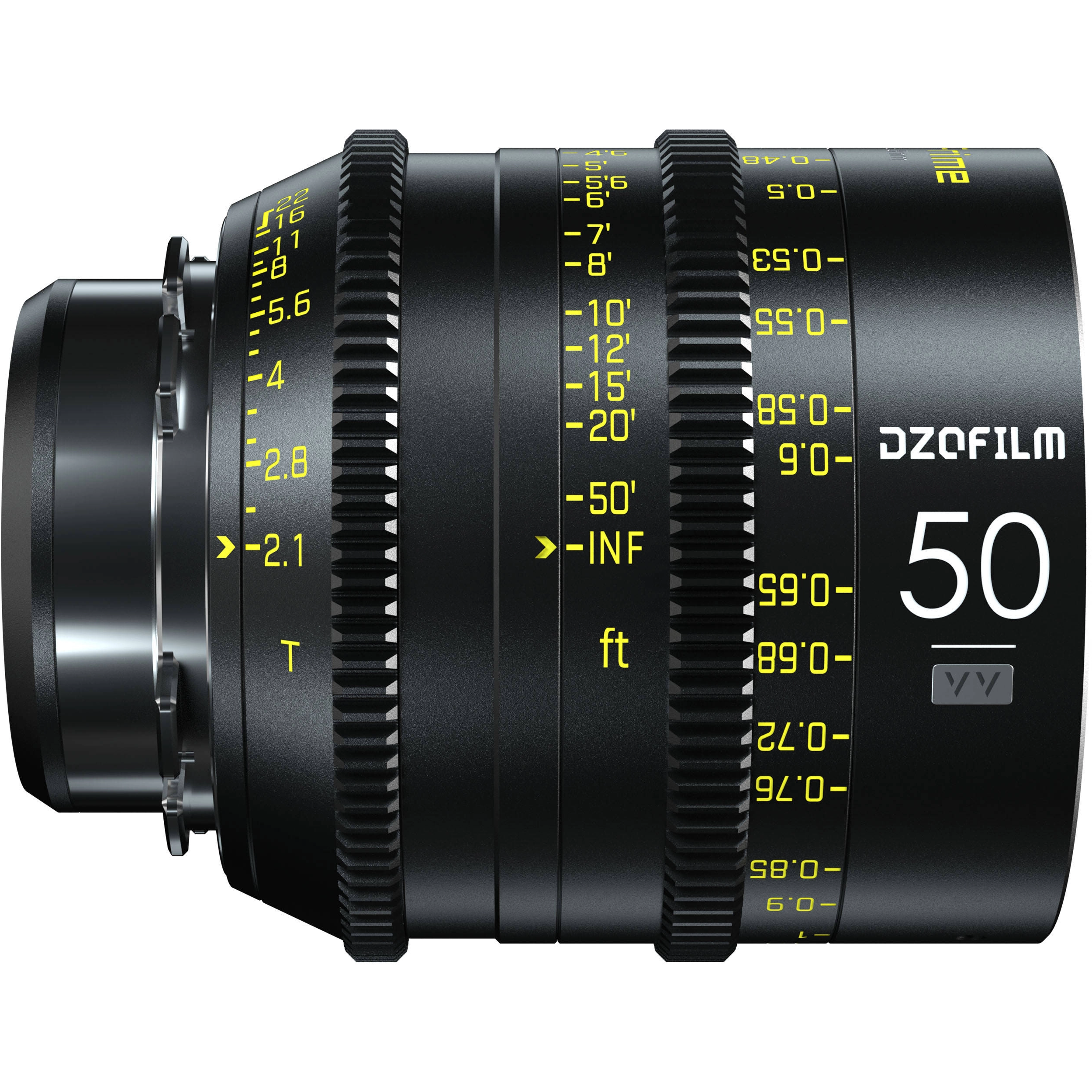DZOFilm VESPID 50mm T2.1 Lens - PL and EF mounts