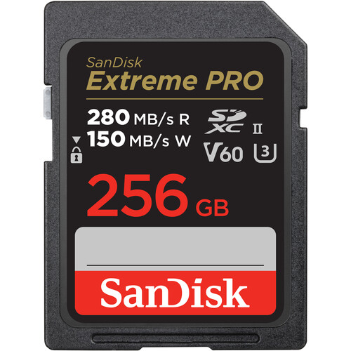SanDisk SDXC 256 GB 150 MB/s Memory Card UHS-II V60