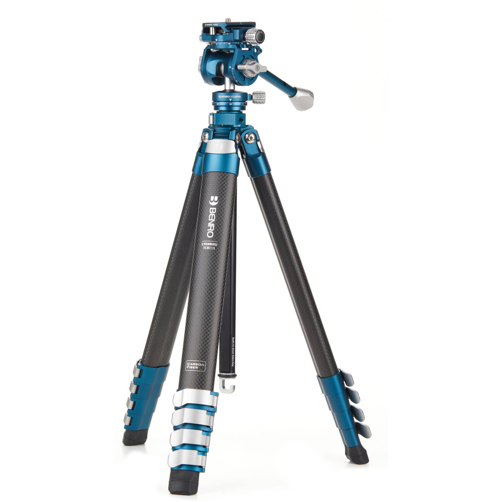 Benro CyanBird Carbon Fiber Tripod with FS20PRO 2-in-1 Pan Head