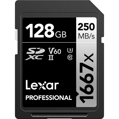 Lexard SDXC 128 GB V60 memory card