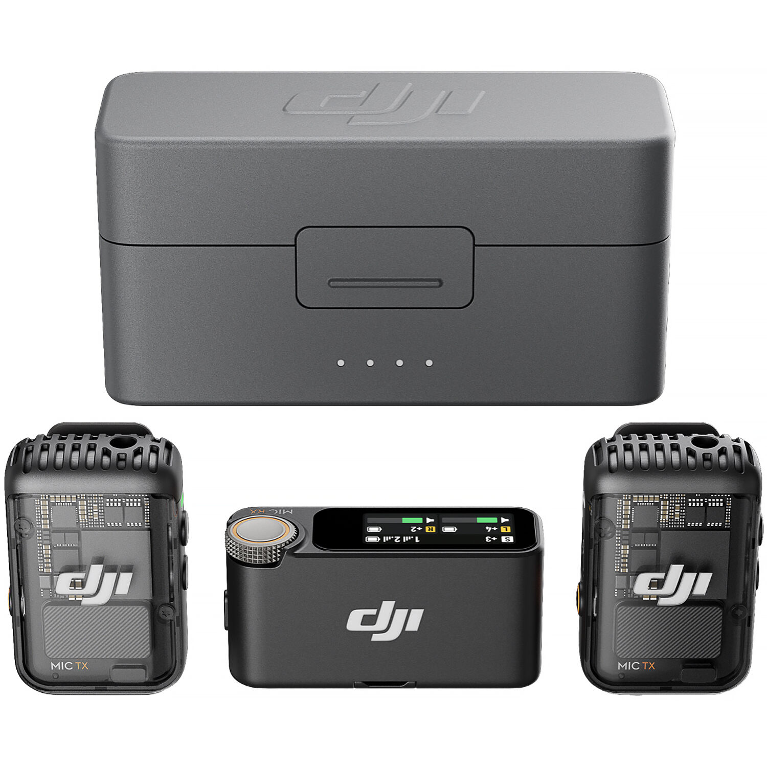 DJI Mic 2 2-Person Compact Digital Wireless Microphone System/Recorder for Camera & Smartphone (2.4