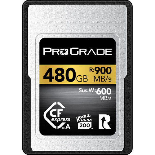 ProGrade Digital CFexpress Type A 480 GB 900 MB/s Gold Memory Card