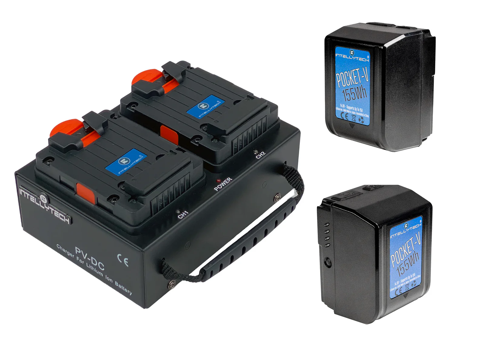 Intellytech Dual Pocket-V 155Wh Battery and Charger Kit