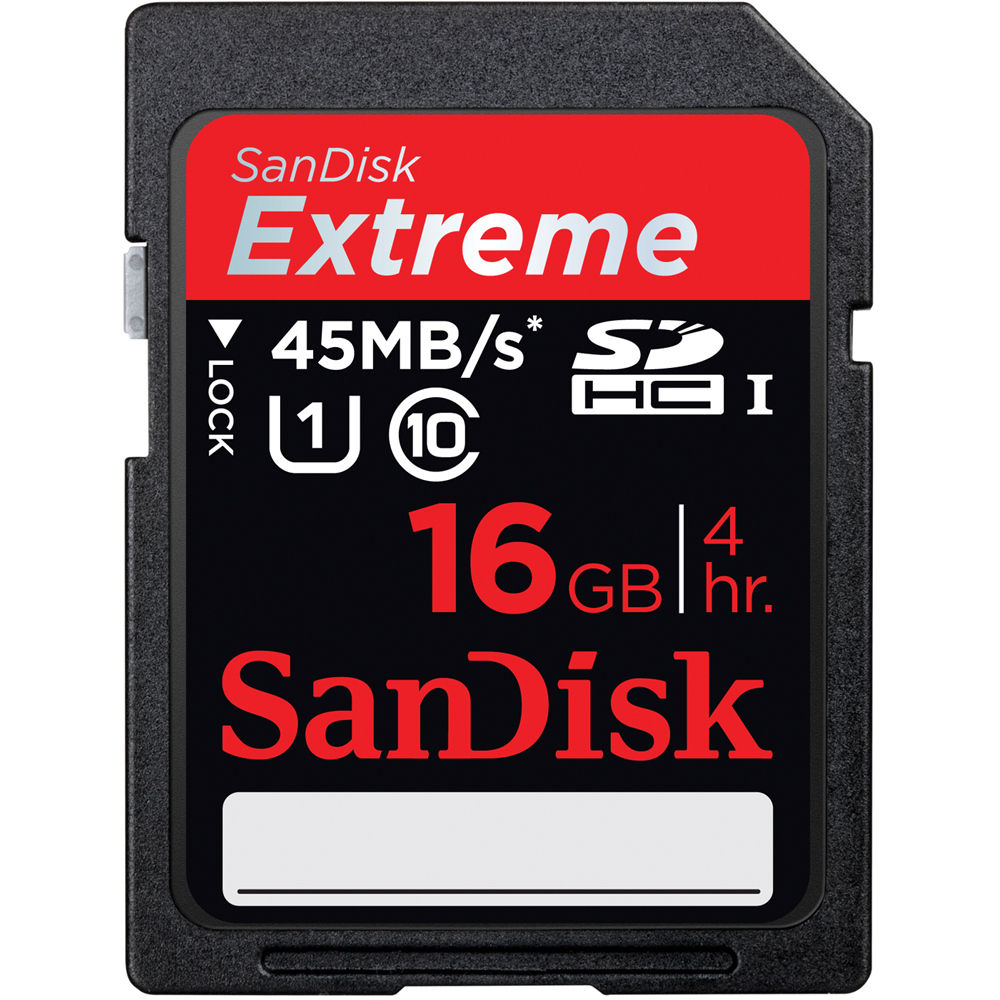 Sandisk Ultra 16GB SDHC memory Card