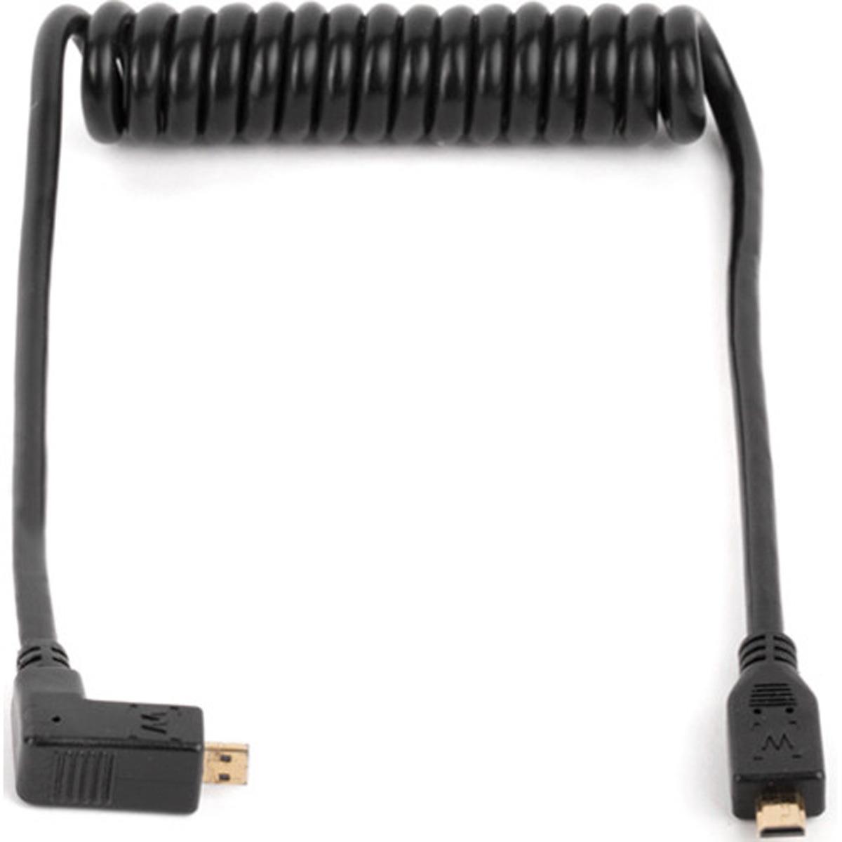 HDMI Micro to HDMI Micro Coiled Cable