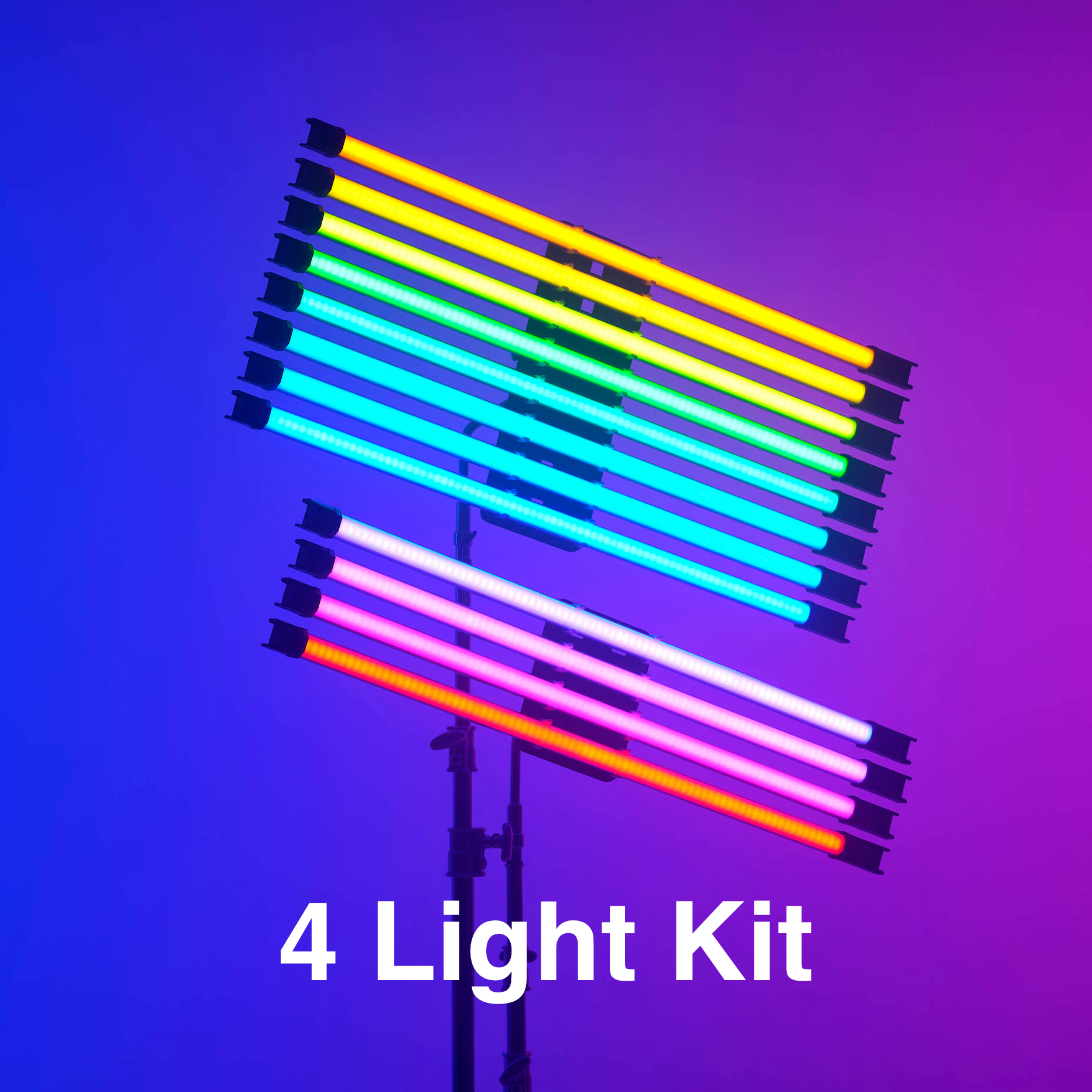 Godox TL120 RGB LED Tube Light (4', 4-Light Kit)