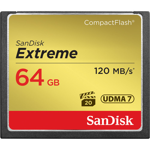 SanDisk 64 GB Extreme CompactFlash Memory Card