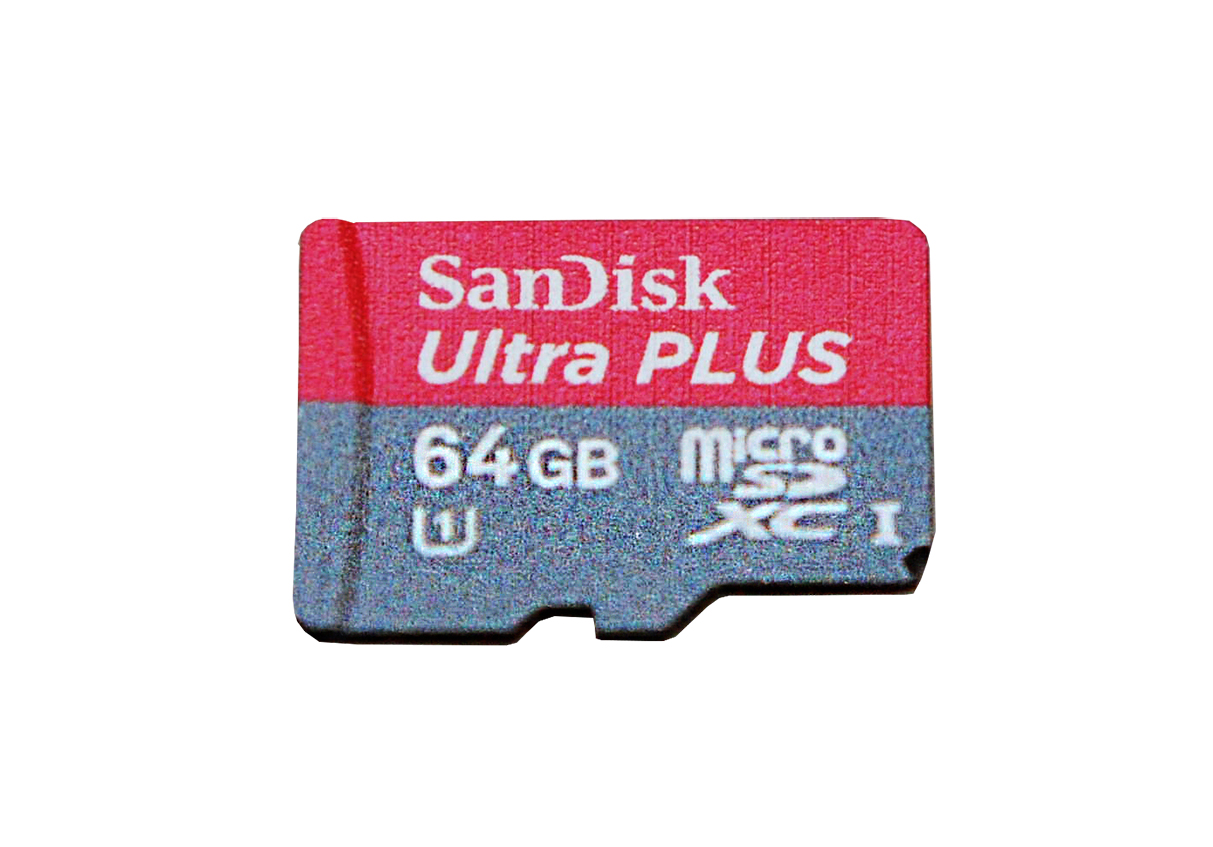 SanDisk 64GB MicroSDXC Ultra Plus Memory Card with Adapter